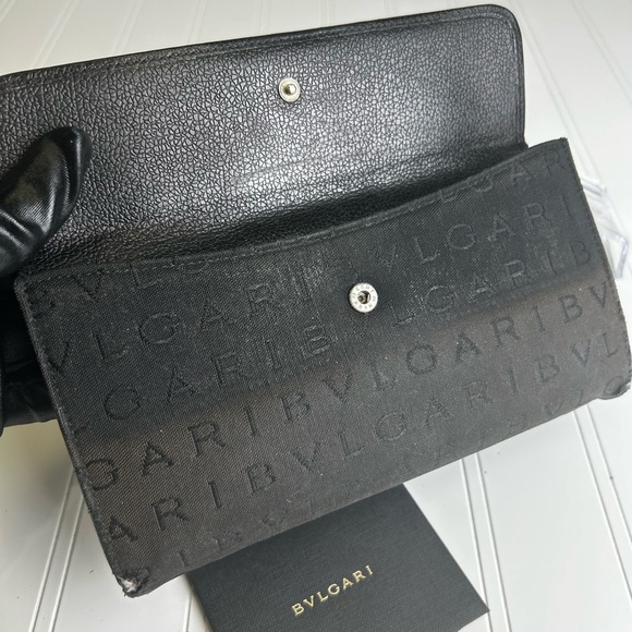 Bvlgari Bulgari Black Leather Wallet - Picture 9 of 16